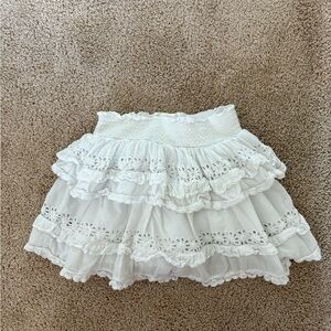 Love shack fancy girls skirt